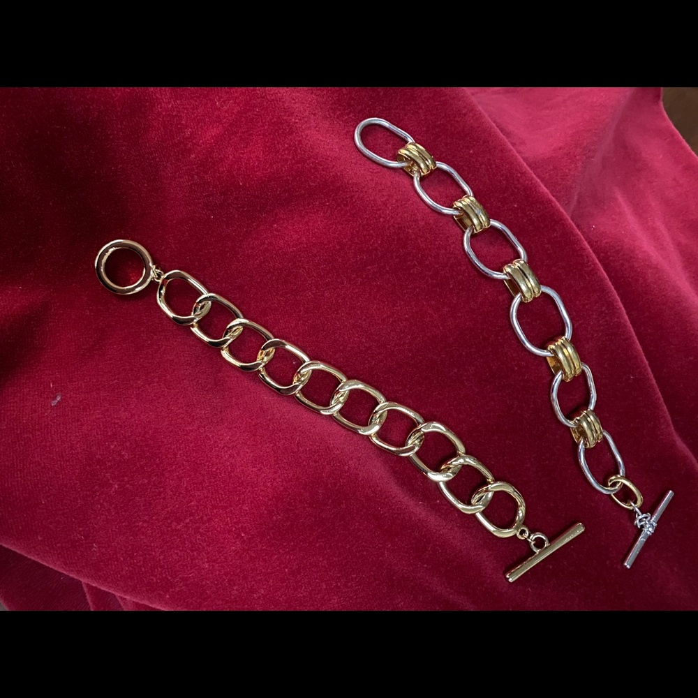 2- Toggle Clasp bracelets.